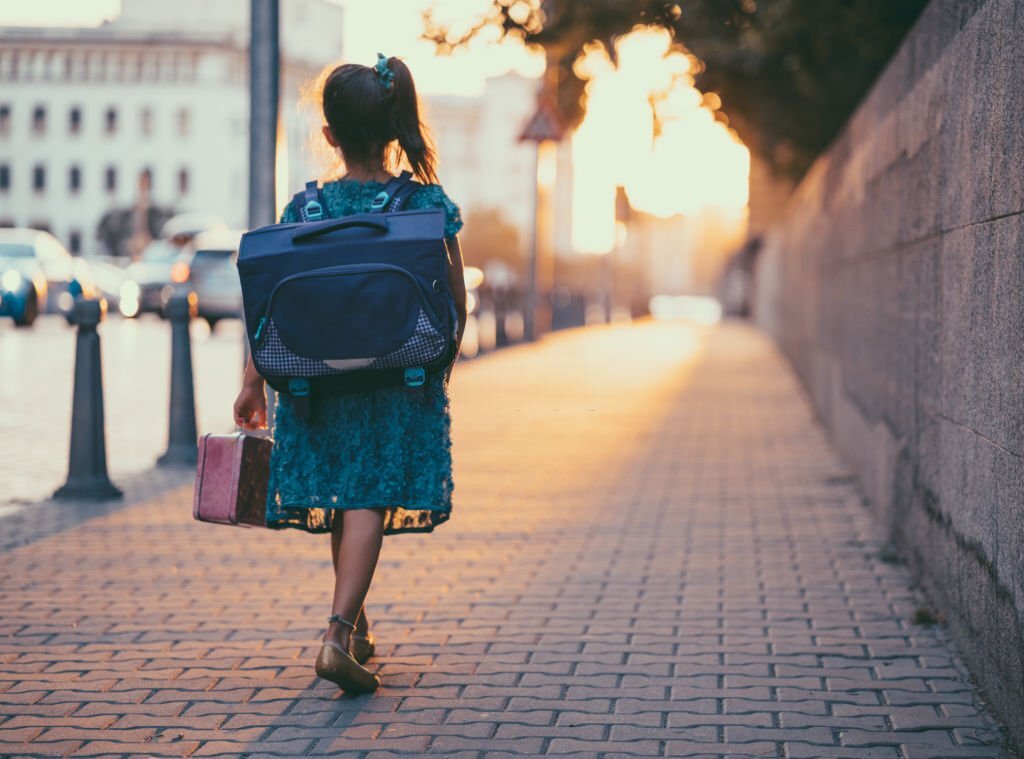 cartable fille retour école