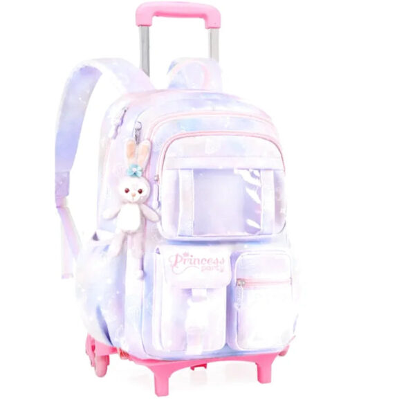 cartable a roulette fille primaire violet