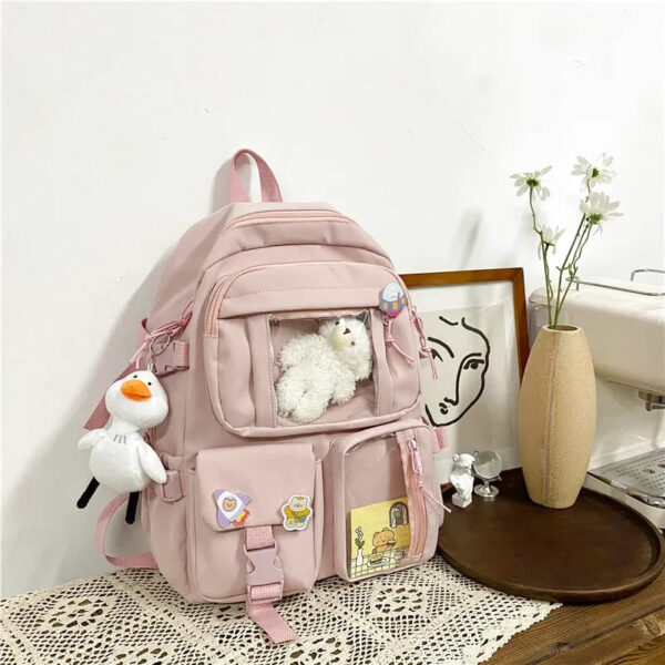 cartable ado fille rose 11