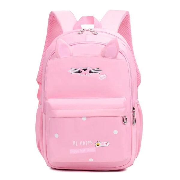 cartable chat fille rose 9