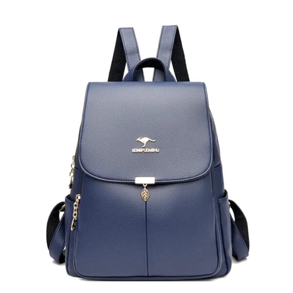 cartable cuir fille bleu 9