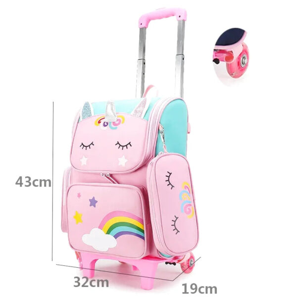 cartable rose fille rose 10